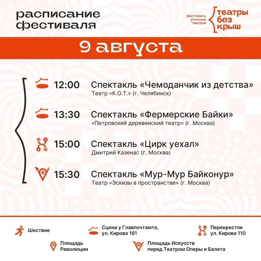 фестиваль уличных театров
