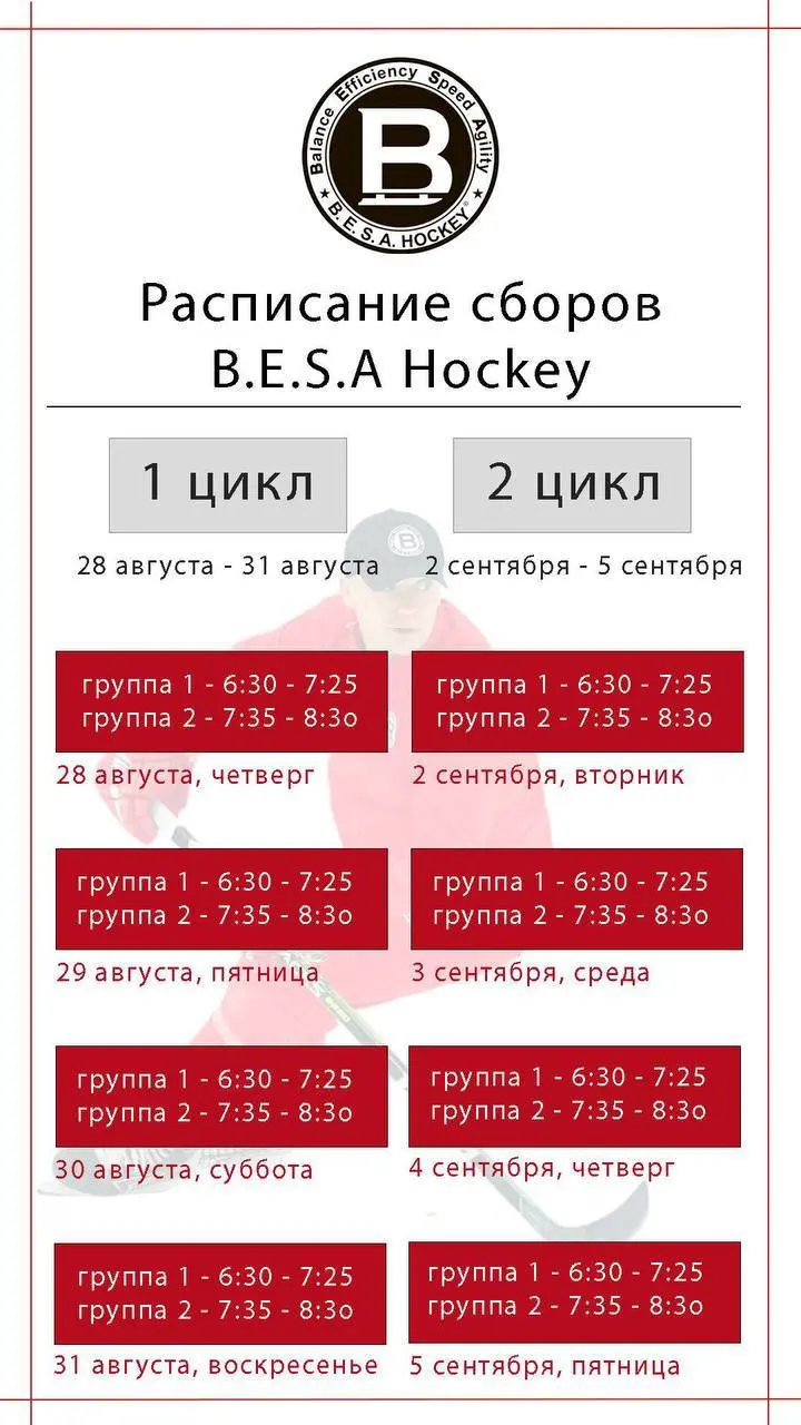 СБОРЫ B.E.S.A HOCKEY