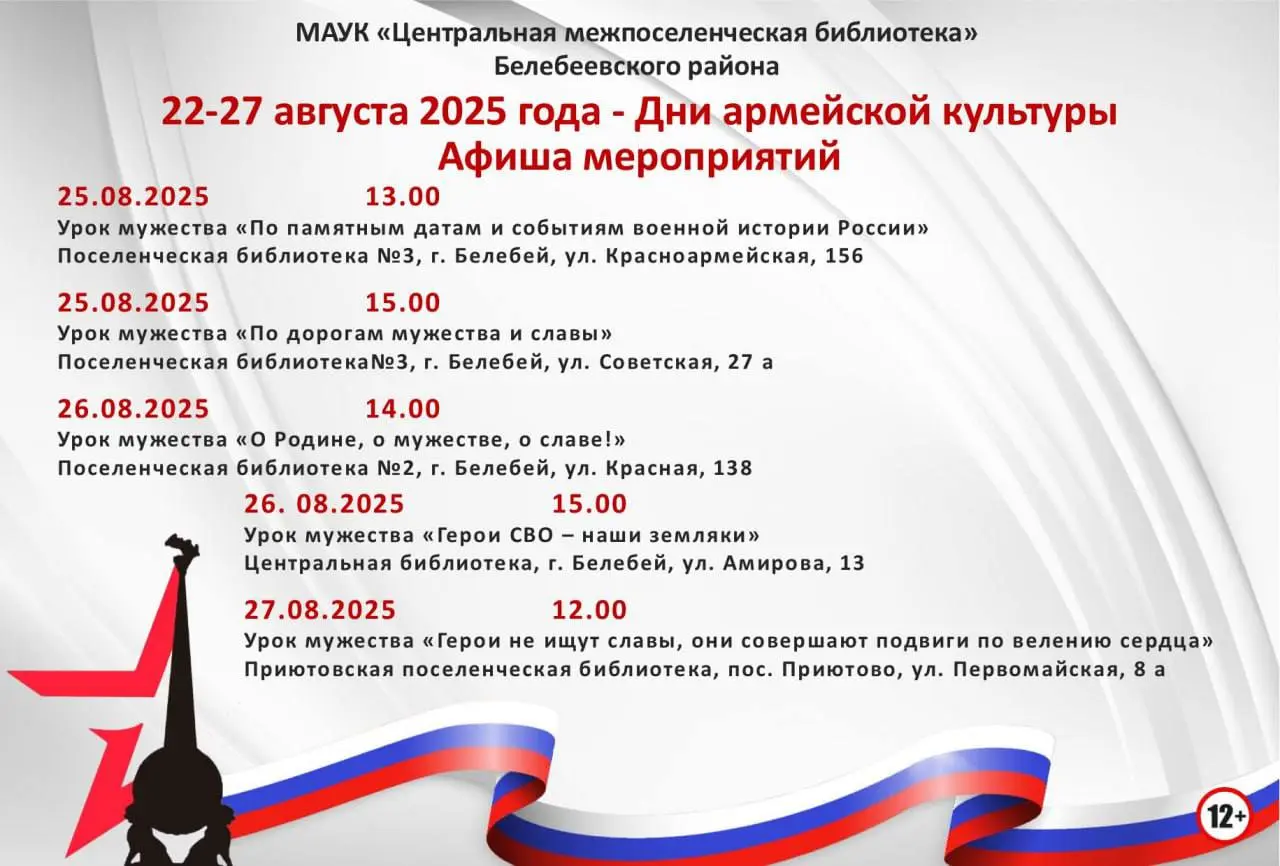 Дни армейской культуры в Белебеевском районе