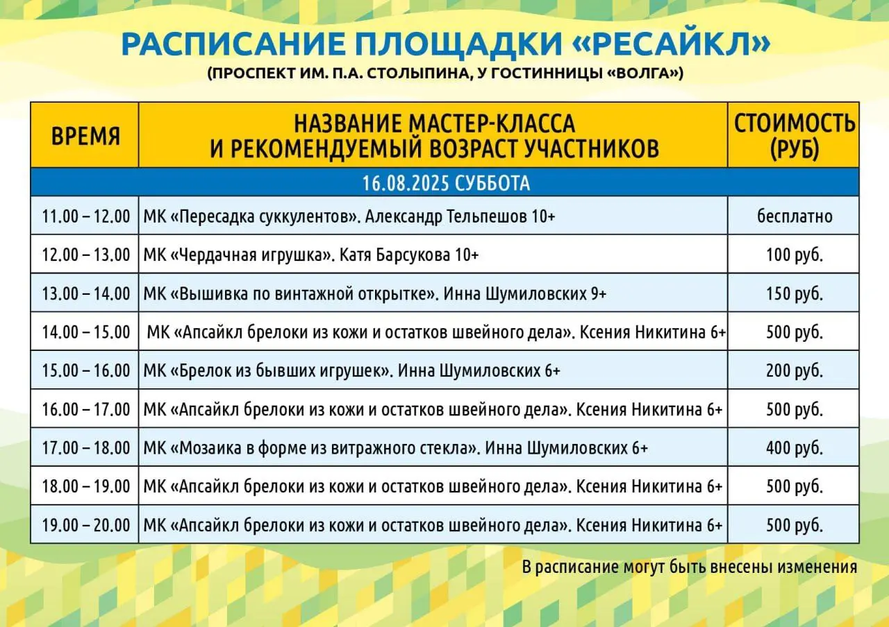 VIII фестиваль народных мастеров и художников «Палитра ремесел»