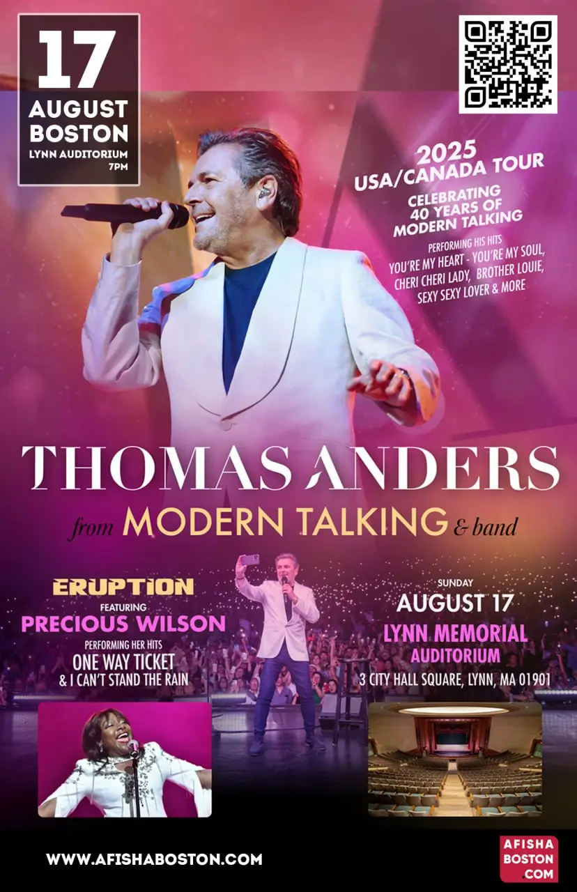 Thomas Anders (Modern Talking) в Lynn Memorial Auditorium, Lynn, MA