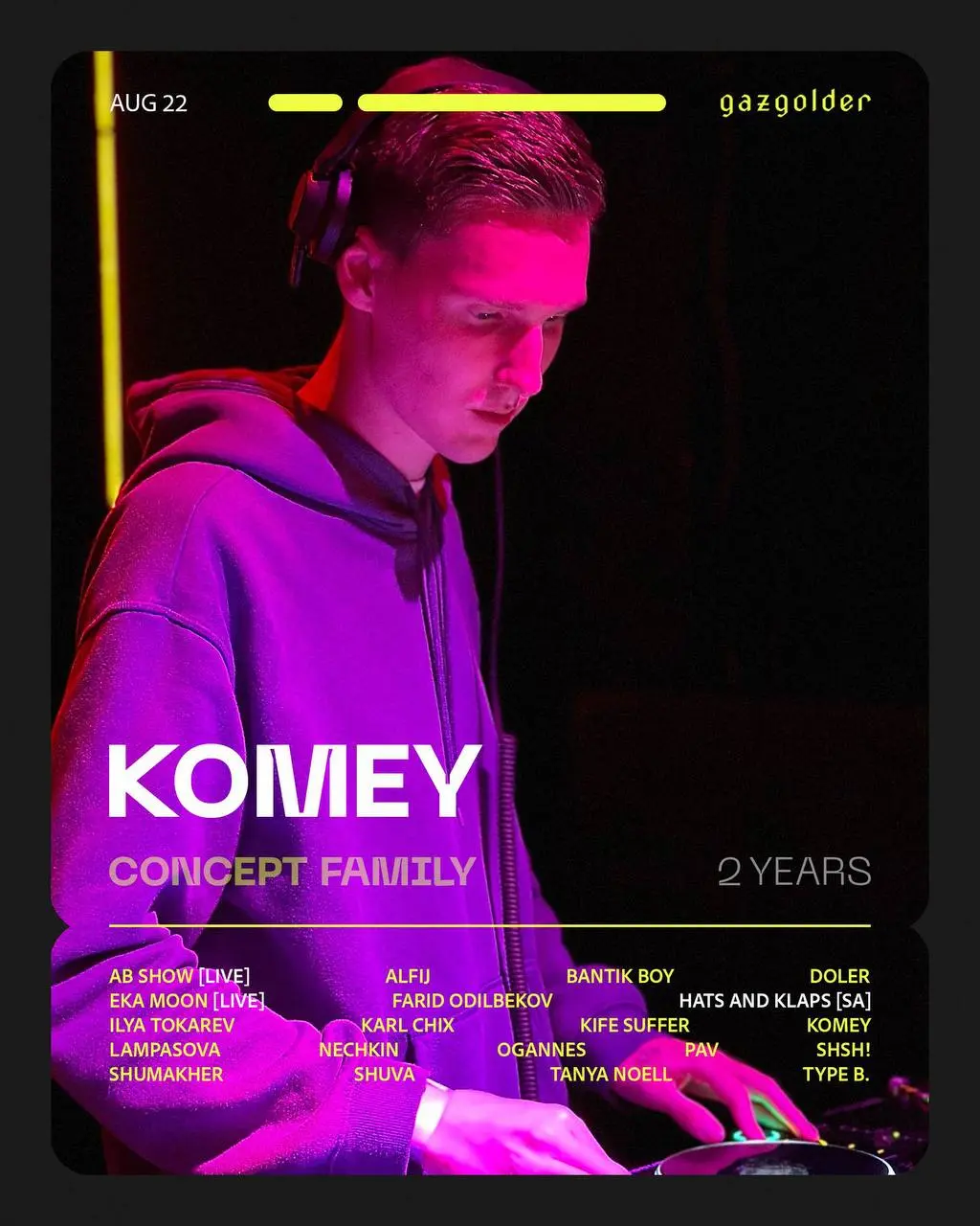 Concept Family Birthday 2 years