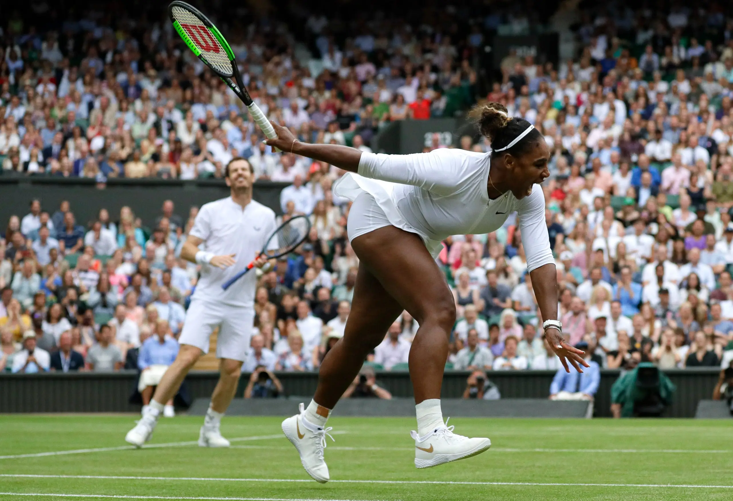 US Open/mixed doubles promotion event