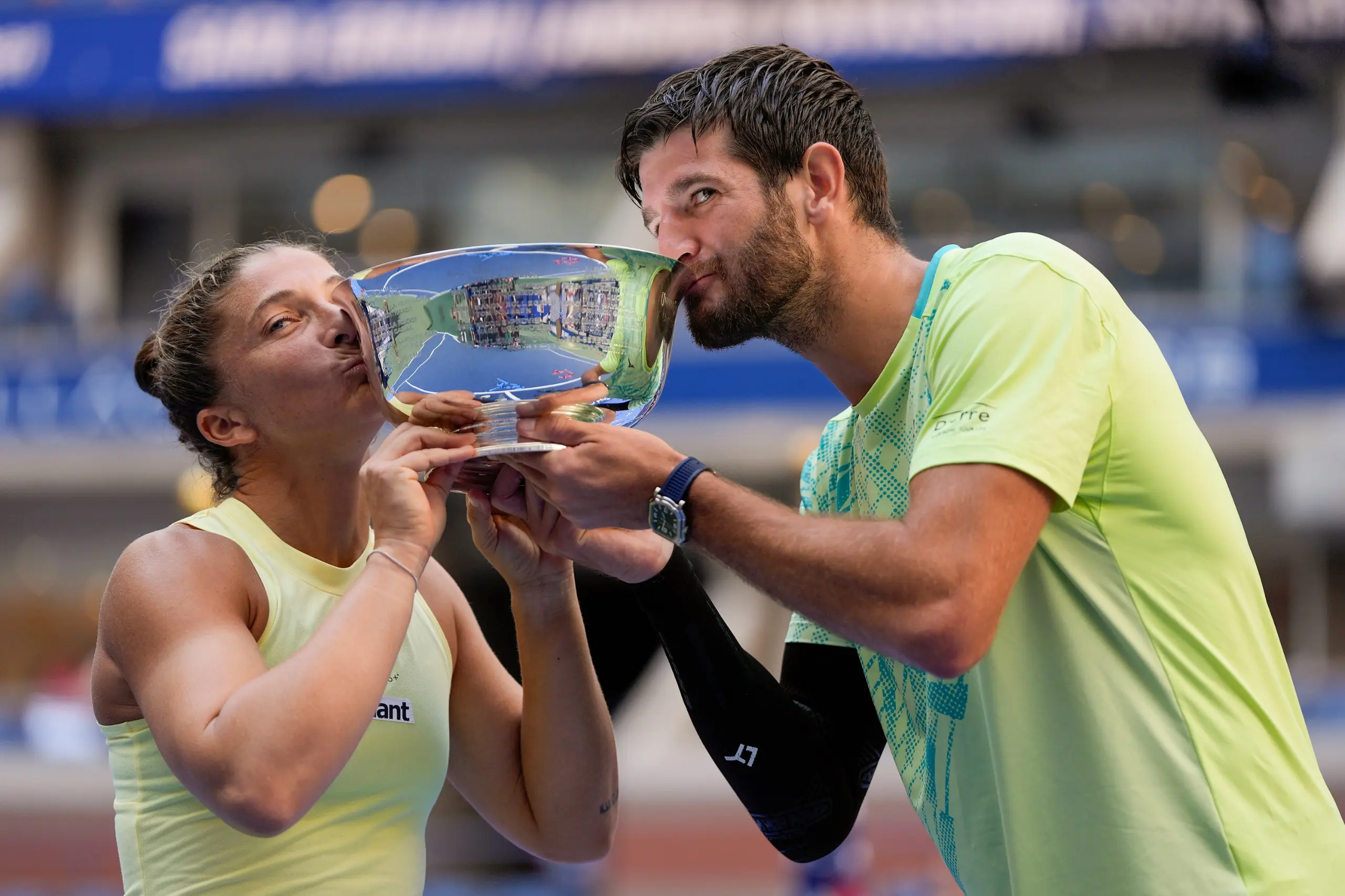 US Open/mixed doubles promotion event