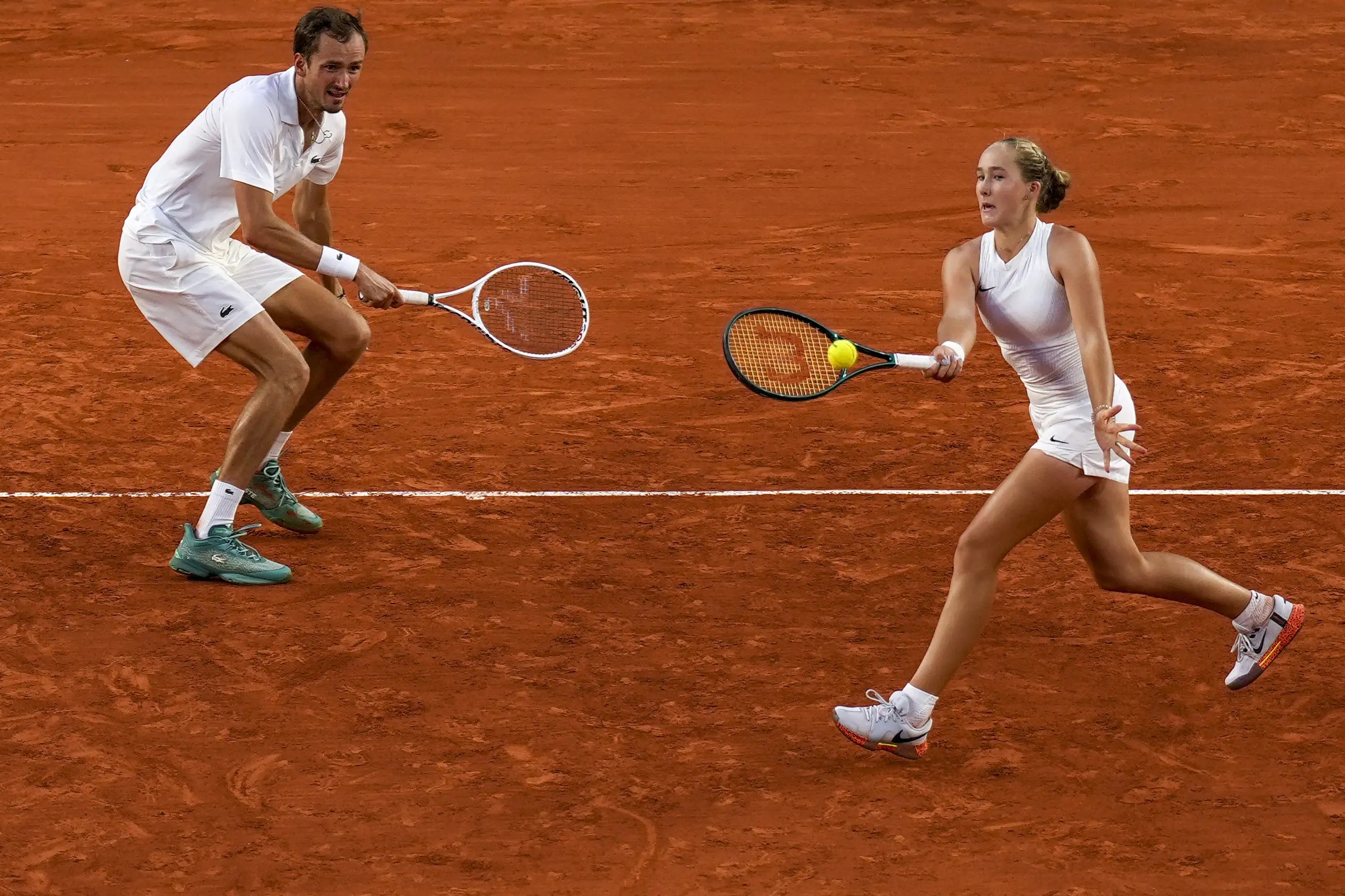 US Open/mixed doubles promotion event