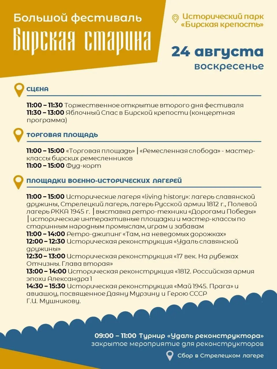 Исторический фестиваль «Бирская старина» в Бирске