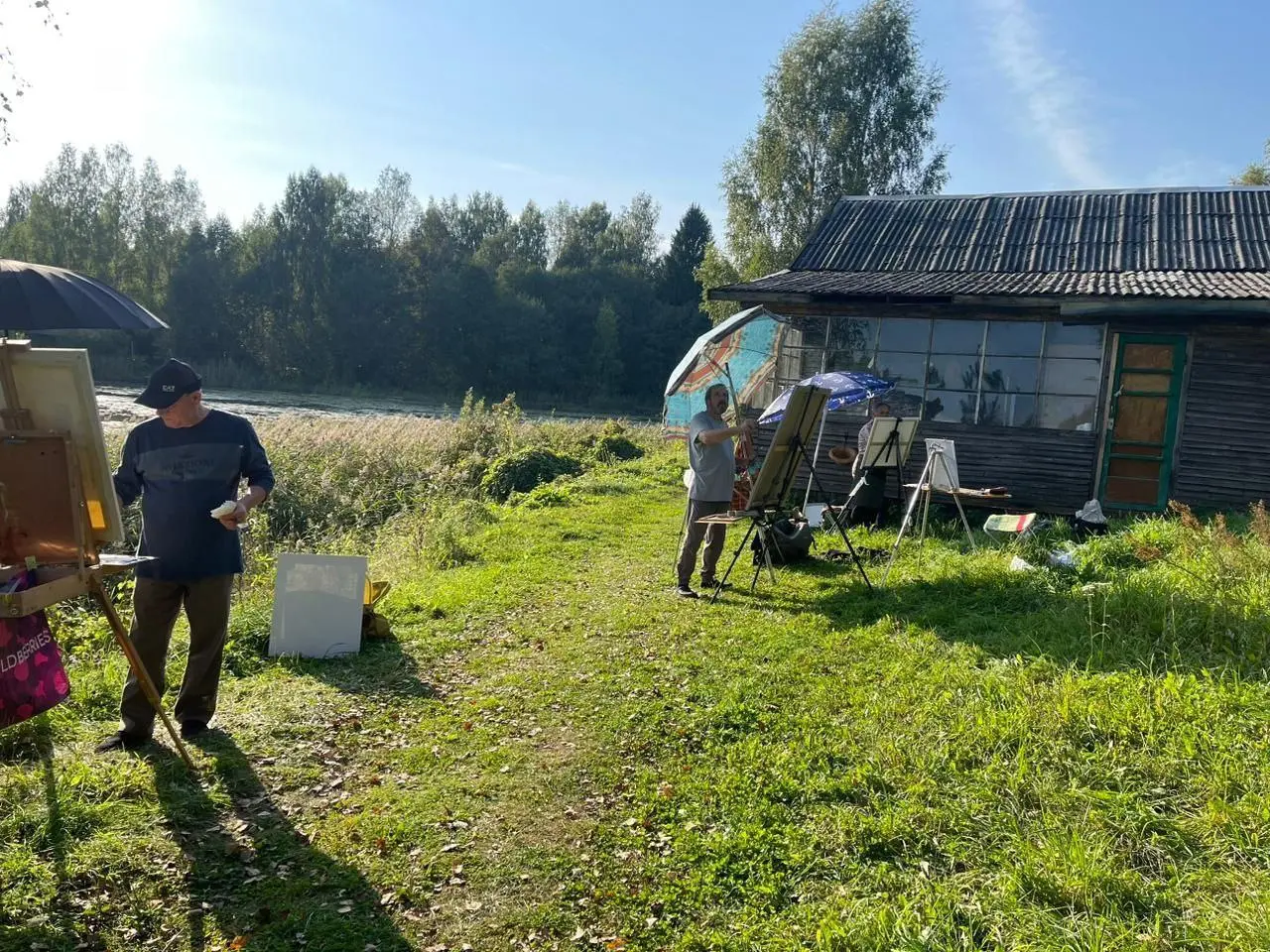 пленэр под руководством художника-жмвописца