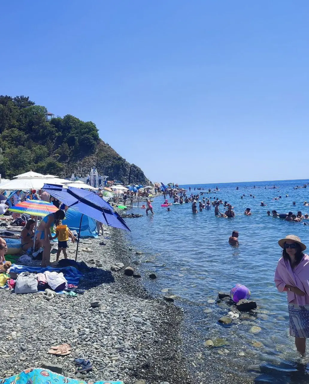 Море в Кринице и байдарки