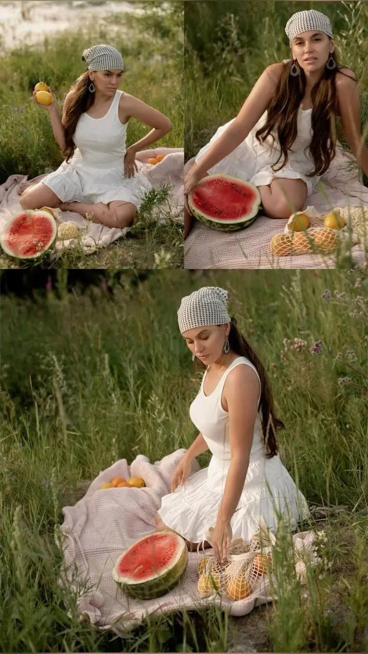 Арбузную экспресс-фотосессию