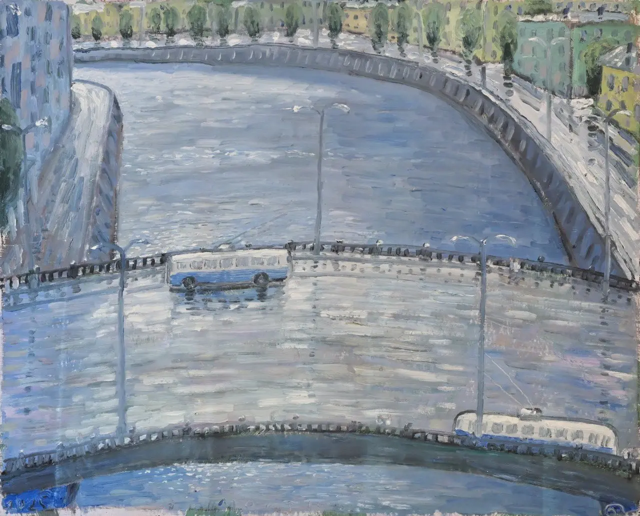 Живопись. Пётр Бронфин. Московские прогулки