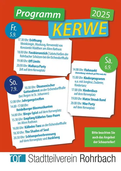 KERWE 2025 В РАЙОНАХ HEIDELBERG