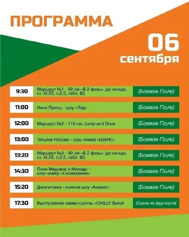 Семейный фестиваль «От коня до комбайна»