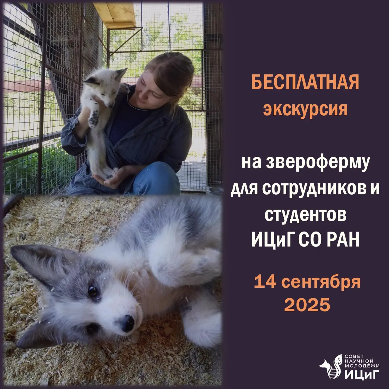 закрытая экскурсия на звероферму