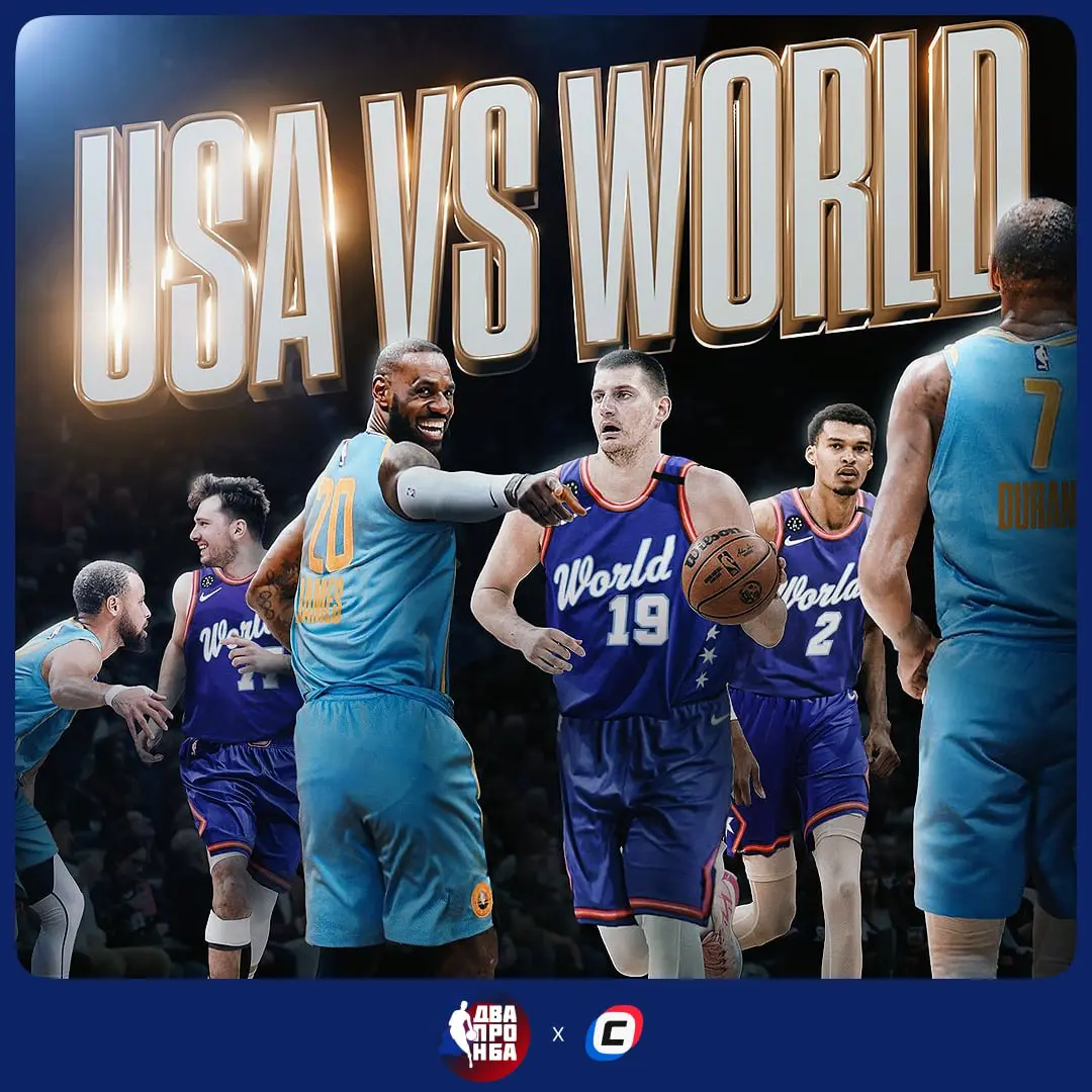Матч всех звезд НБА-2026 в новом формате — сборная США против сборной Мира