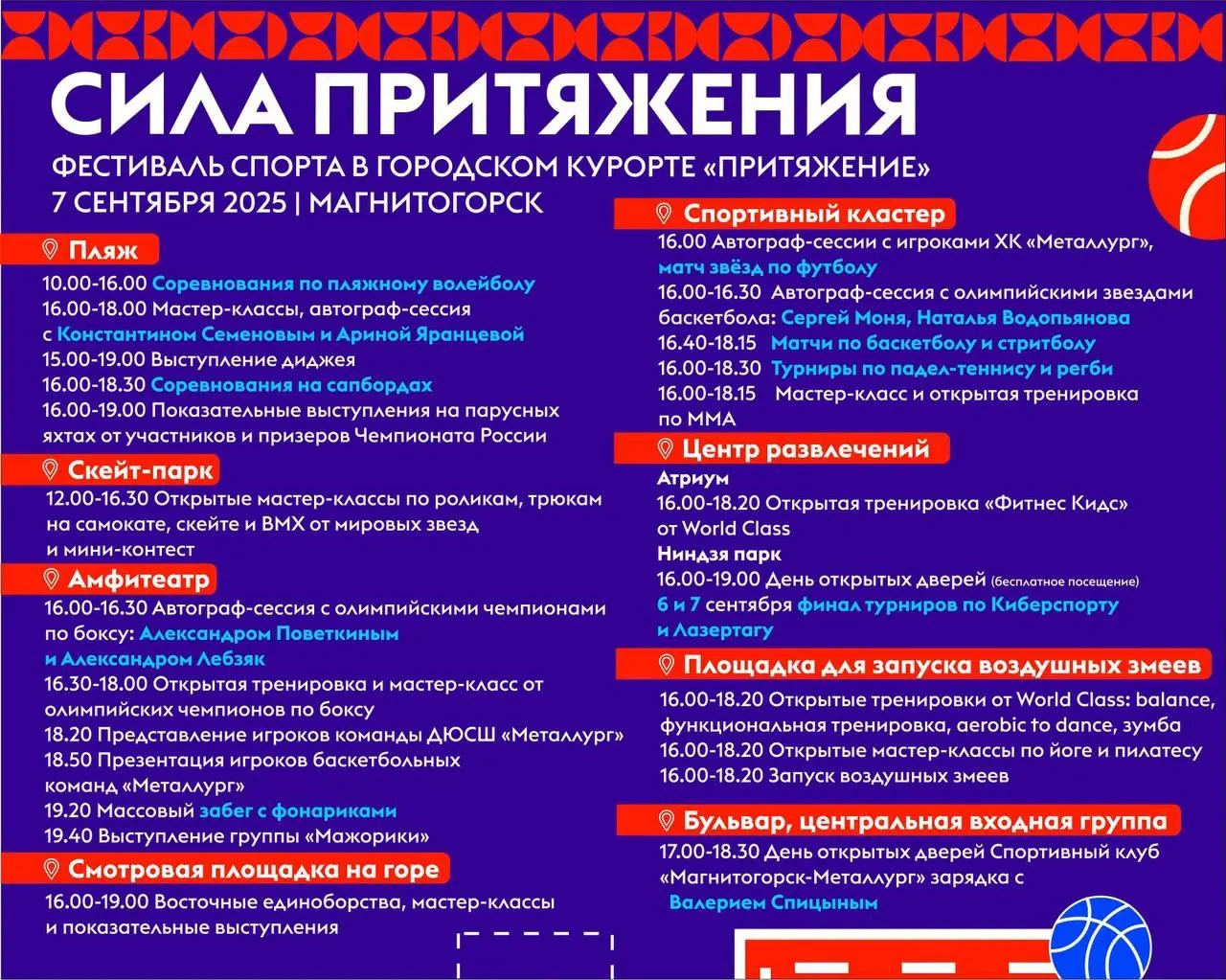 Спортивный фестиваль «Сила Притяжения»