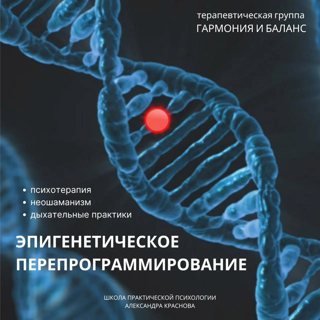 Терапевтическая группа ГАРМОНИЯ И БАЛАНС — Старт 11 сентября