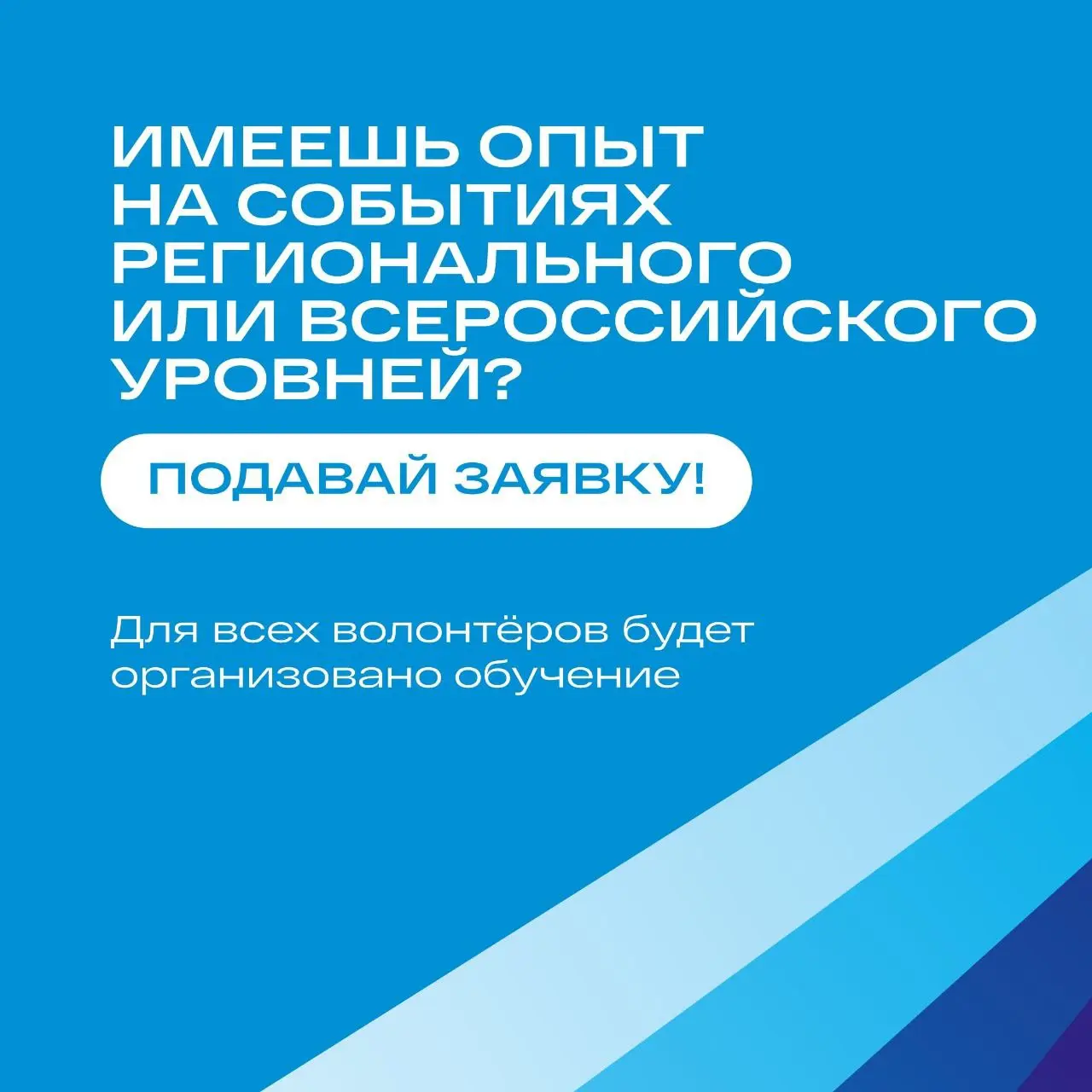 Участие волонтёров XIII Международного спортивного форума «Россия – спортивная держава»