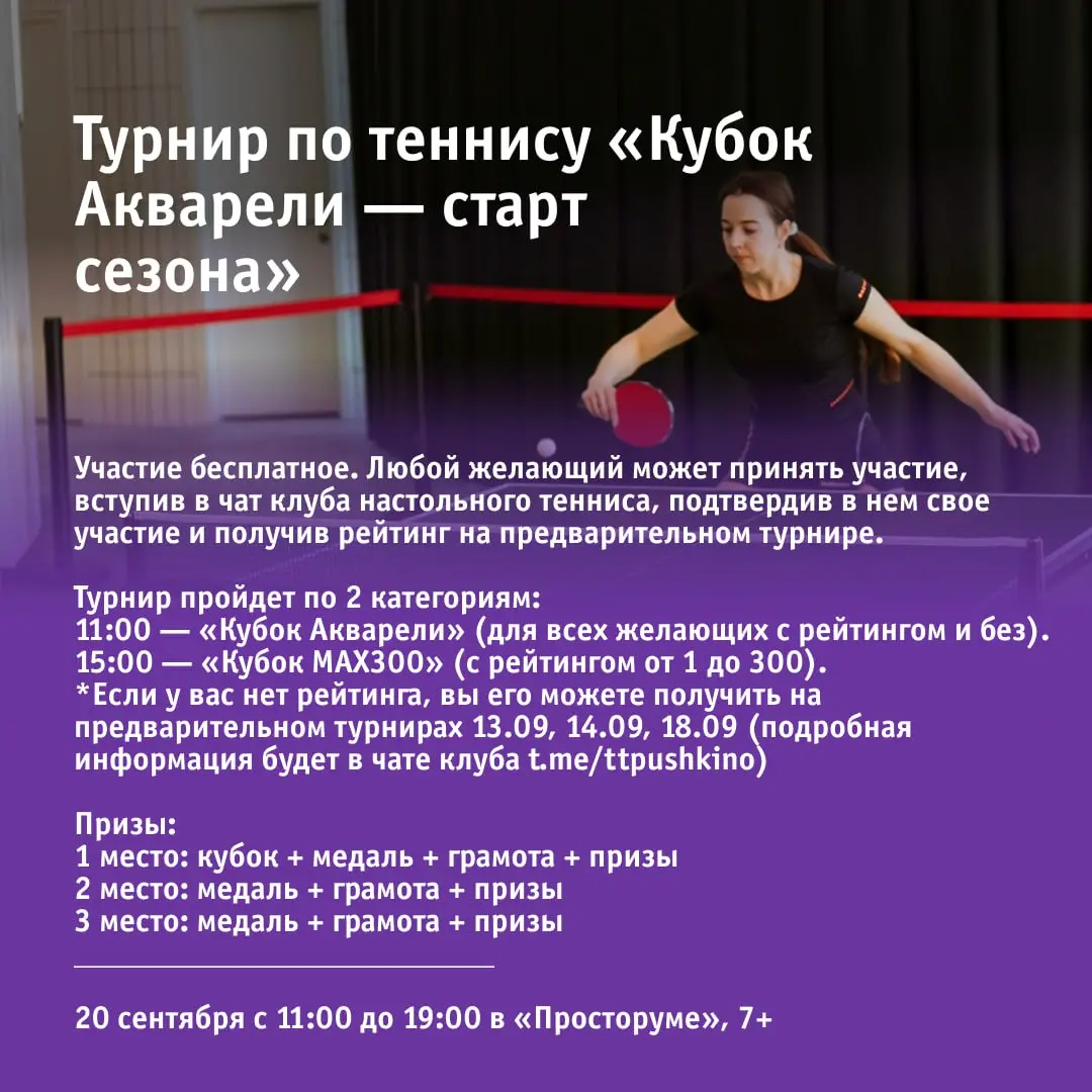 Кубок Акварели — старт сезона и сопутствующие мероприятия уик-енд