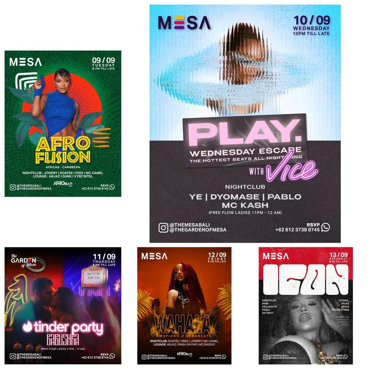 Miss Fish & Cafe del Mar Club Passes and Table Reservations (Promoter’s Weekly Nightlife Guide)
