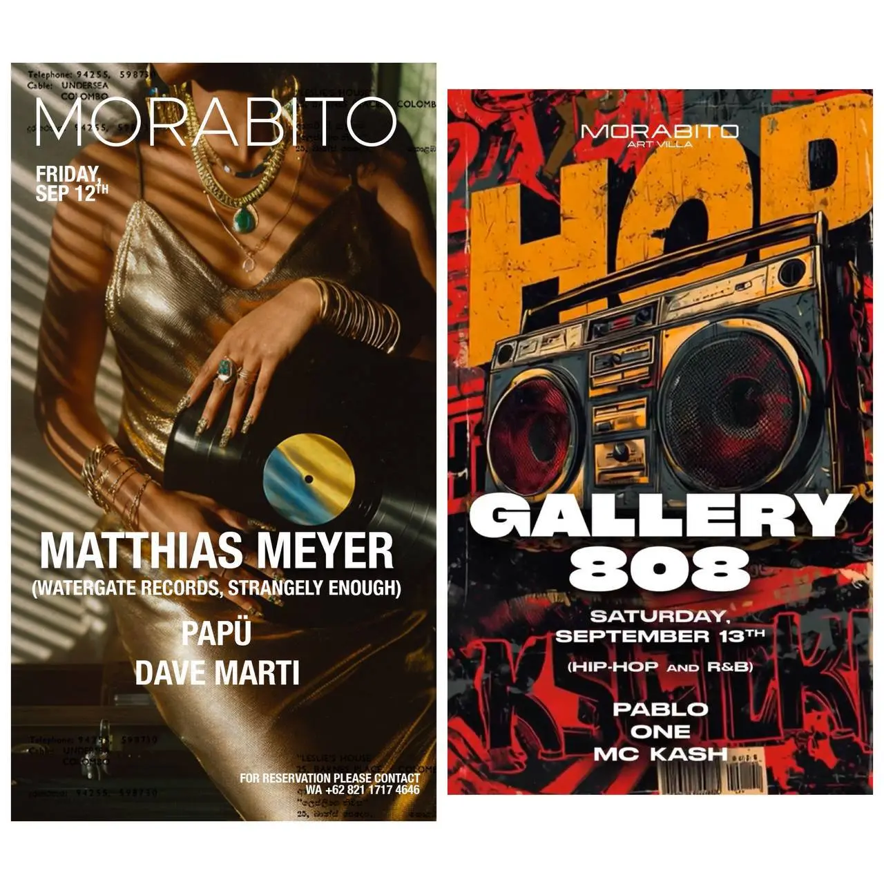 Miss Fish & Cafe del Mar Club Passes and Table Reservations (Promoter’s Weekly Nightlife Guide)