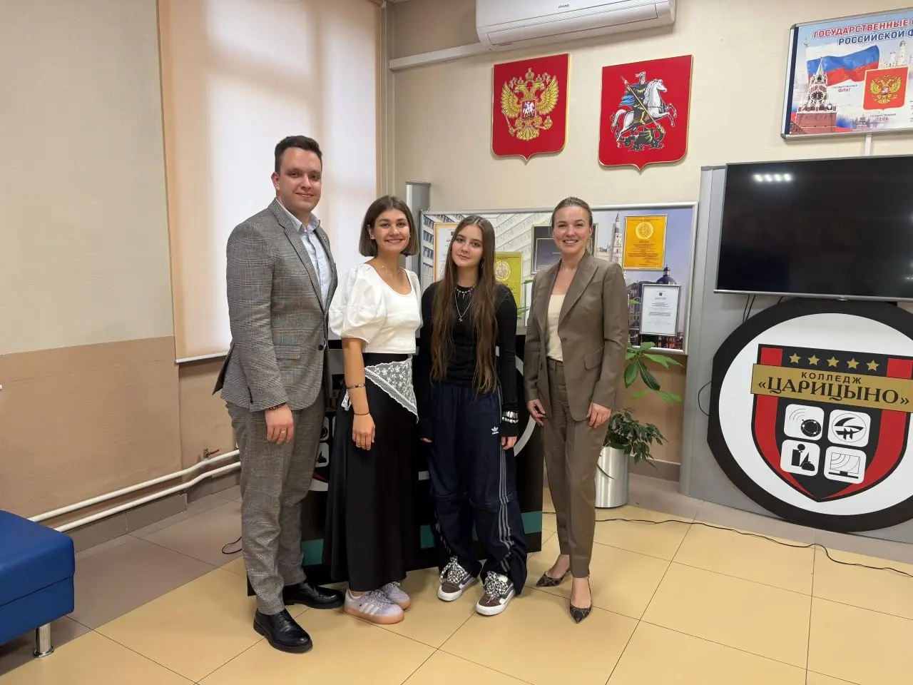 Визит президента Национальной ассоциации кулинаров России Анны Викторовны Жуковой в колледж "Царицыно"