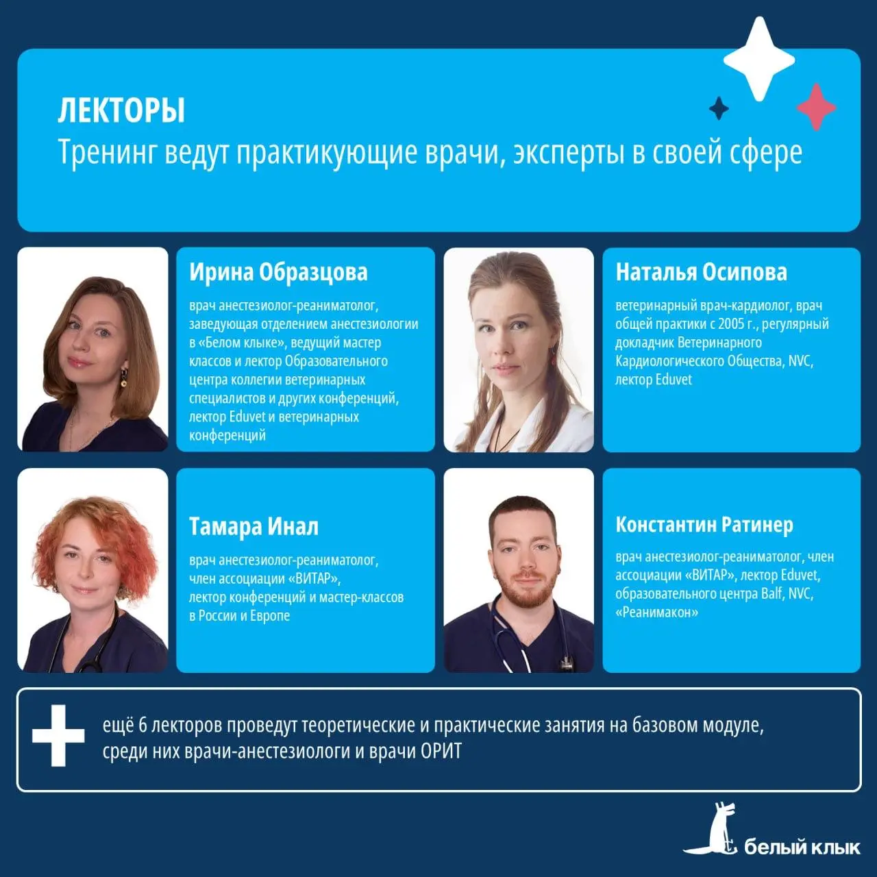 Тренинг по анестезиологии от Белого клыка