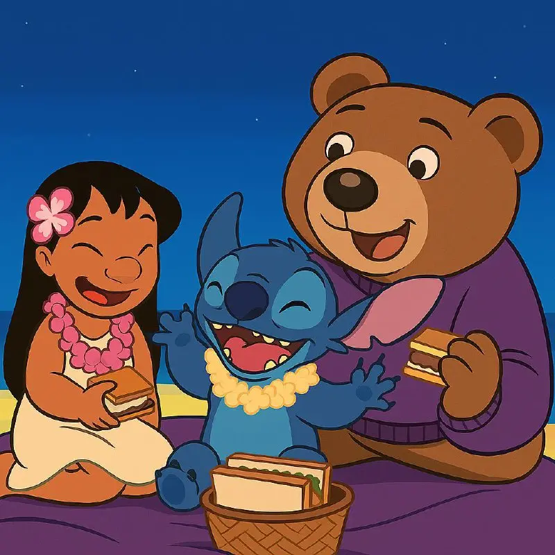 Гавайская вечеринка с Лило и Стич