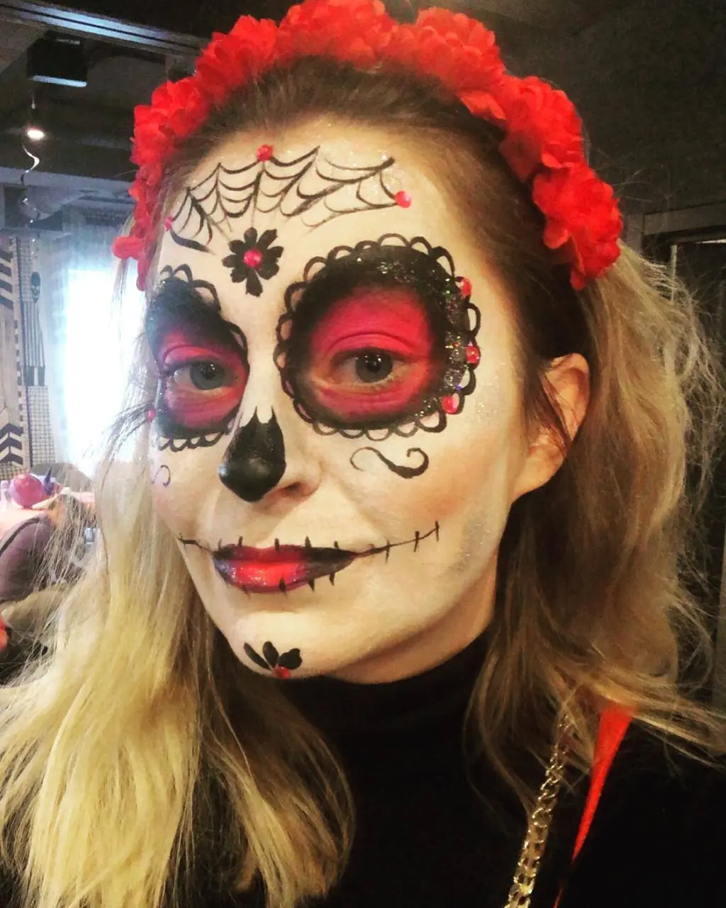 Halloween-themed content creation party