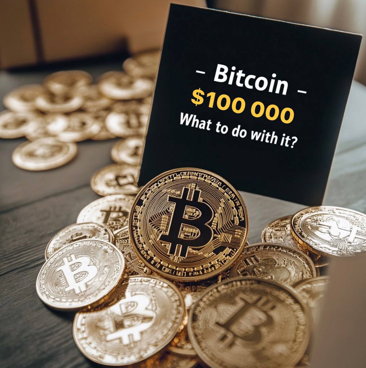 Биткоин - 100 000$. Что с этим делать?