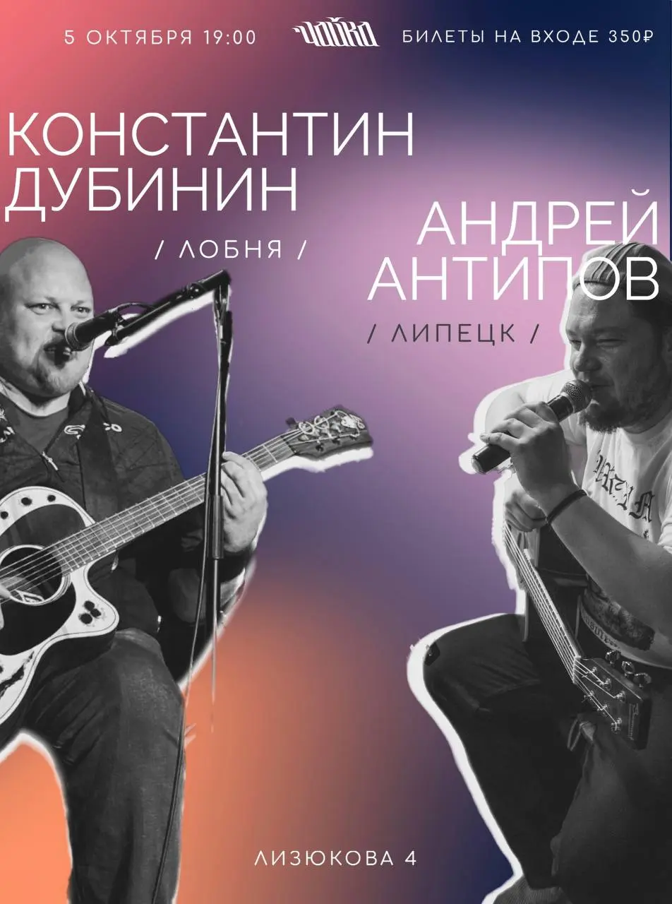 Два поэта — два города — два мира: чaйка