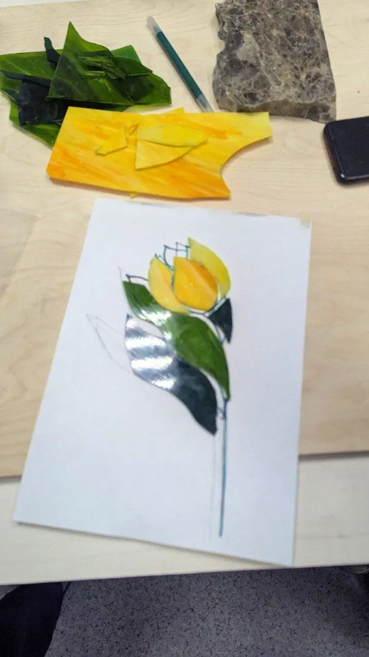 Студийное занятие по витражам со Святославом