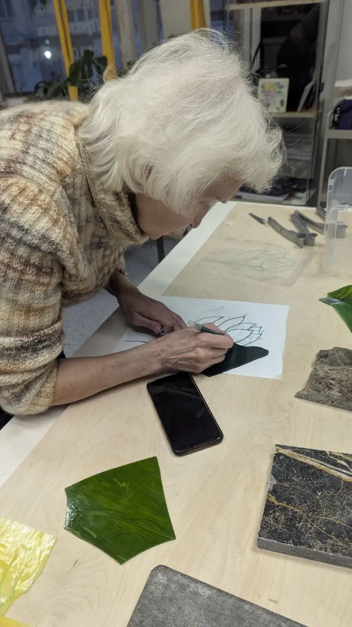 Студийное занятие по витражам со Святославом