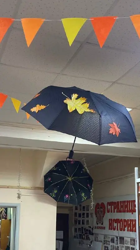 Осеннее убранство в Доме культуры