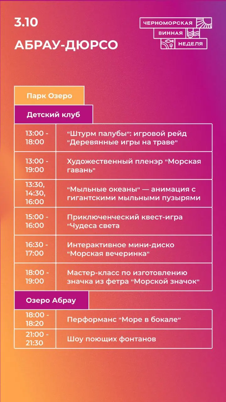 Черноморская винная неделя 2025