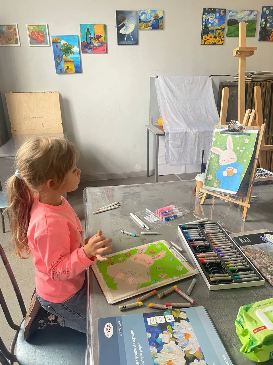 Групповые и индивидуальные мастер-классы по рисованию на базе Арт студии Елены Лангер