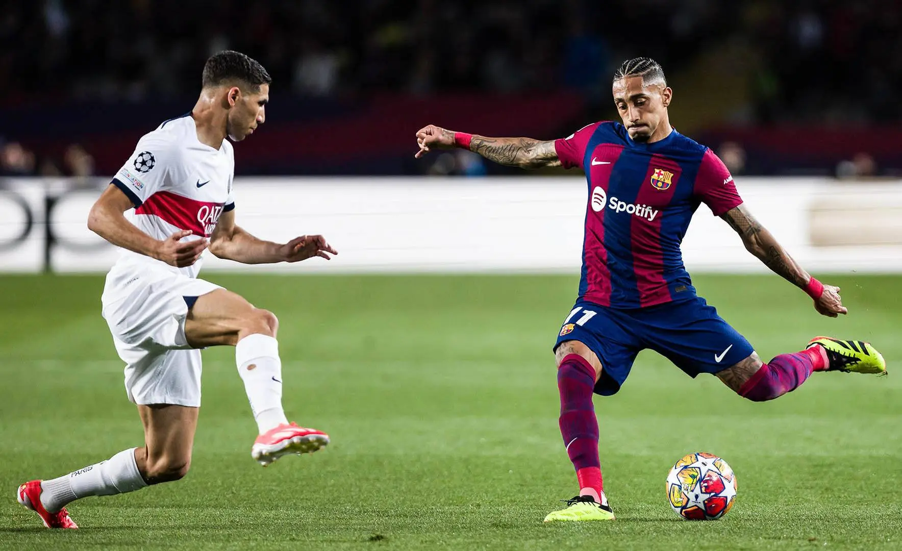 Матч лиги чемпионов: Барселона-ПСЖ