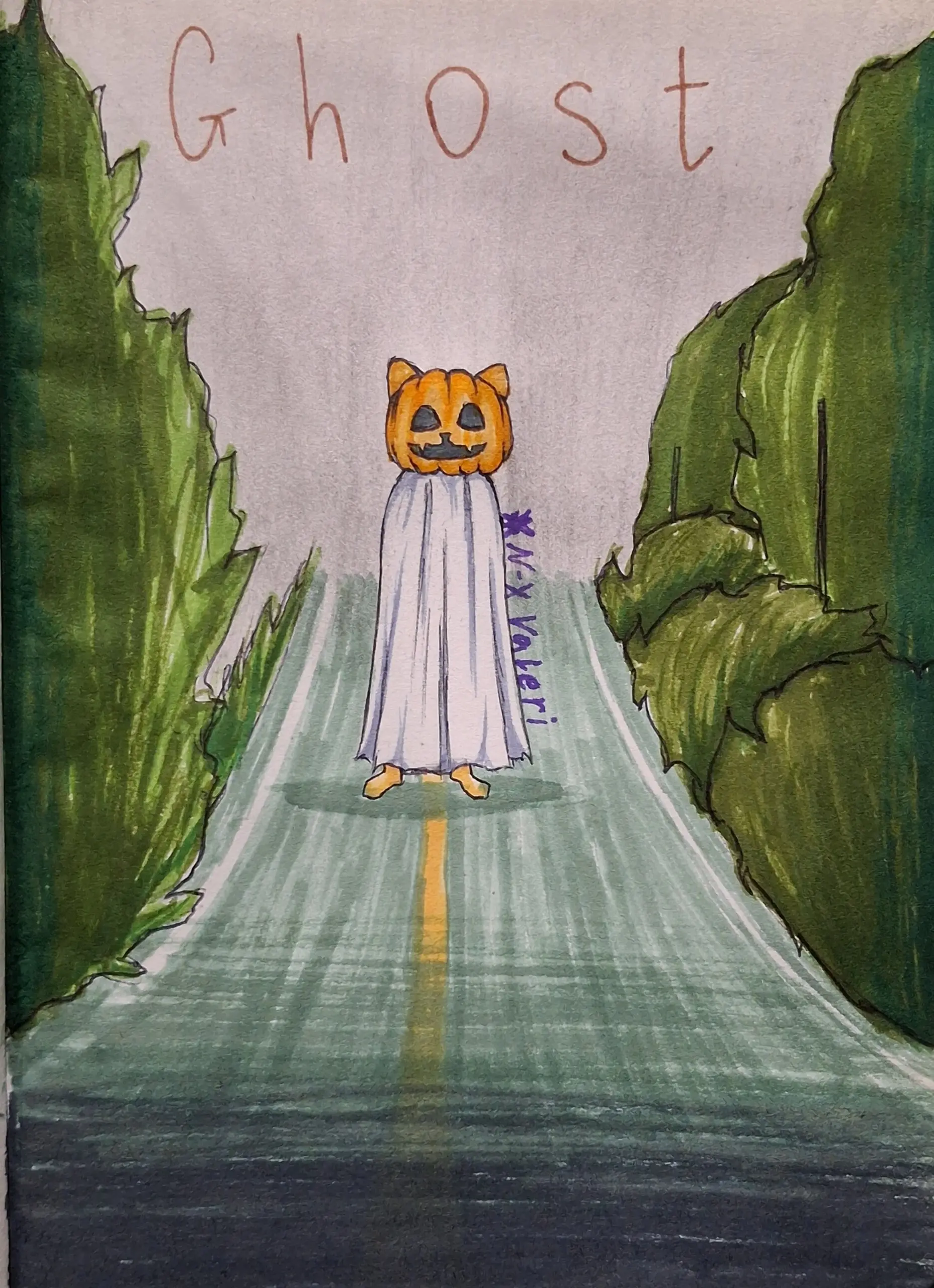 Drawtober Day 1. Ghost