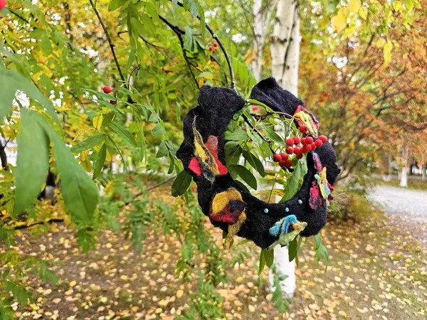 Мастер-класс "Шерстяной лес"