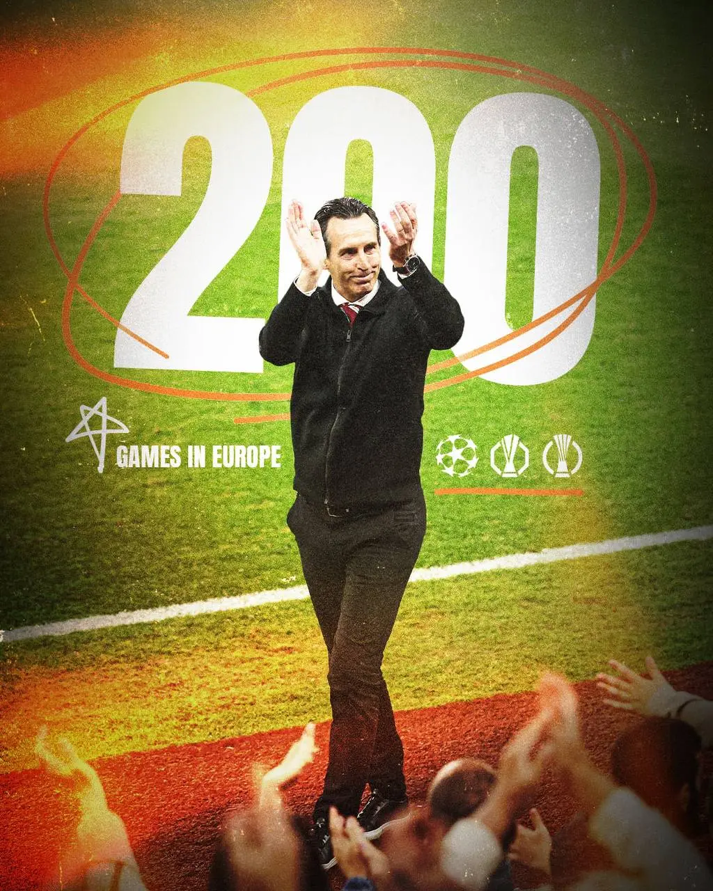 Эмери проведет свой 200-й матч во всех европейских турнирах