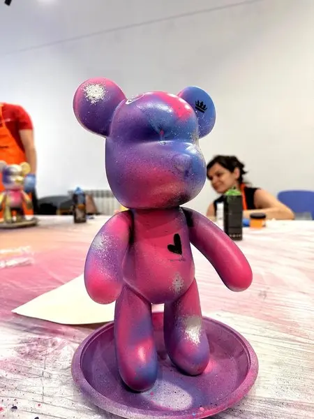 Мастер-класс "Мишки в акриле"