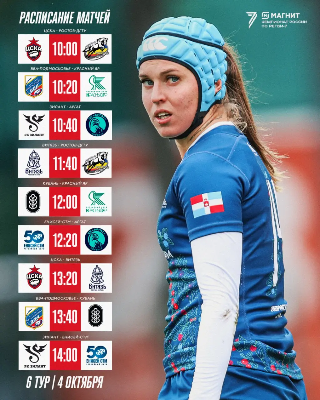 МАГНИТ ЧЕМПИОНАТ РОССИИ ПО РЕГБИ-7