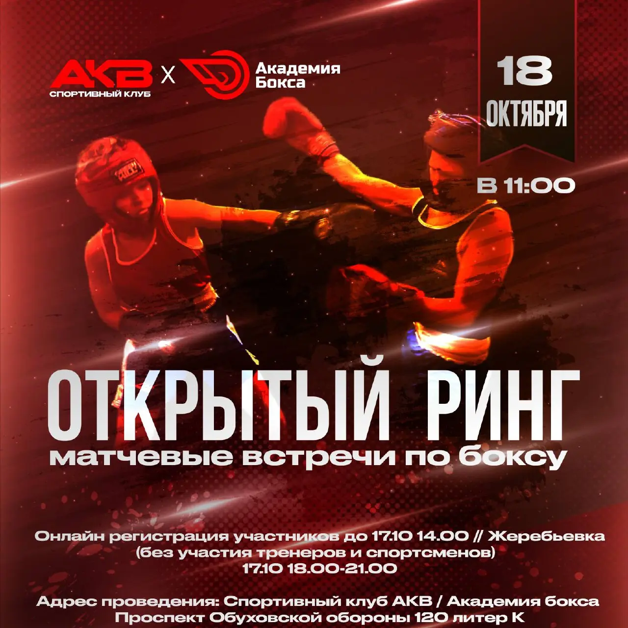 ОТКРЫТЫЙ РИНГ — матчевые встречи по боксу
