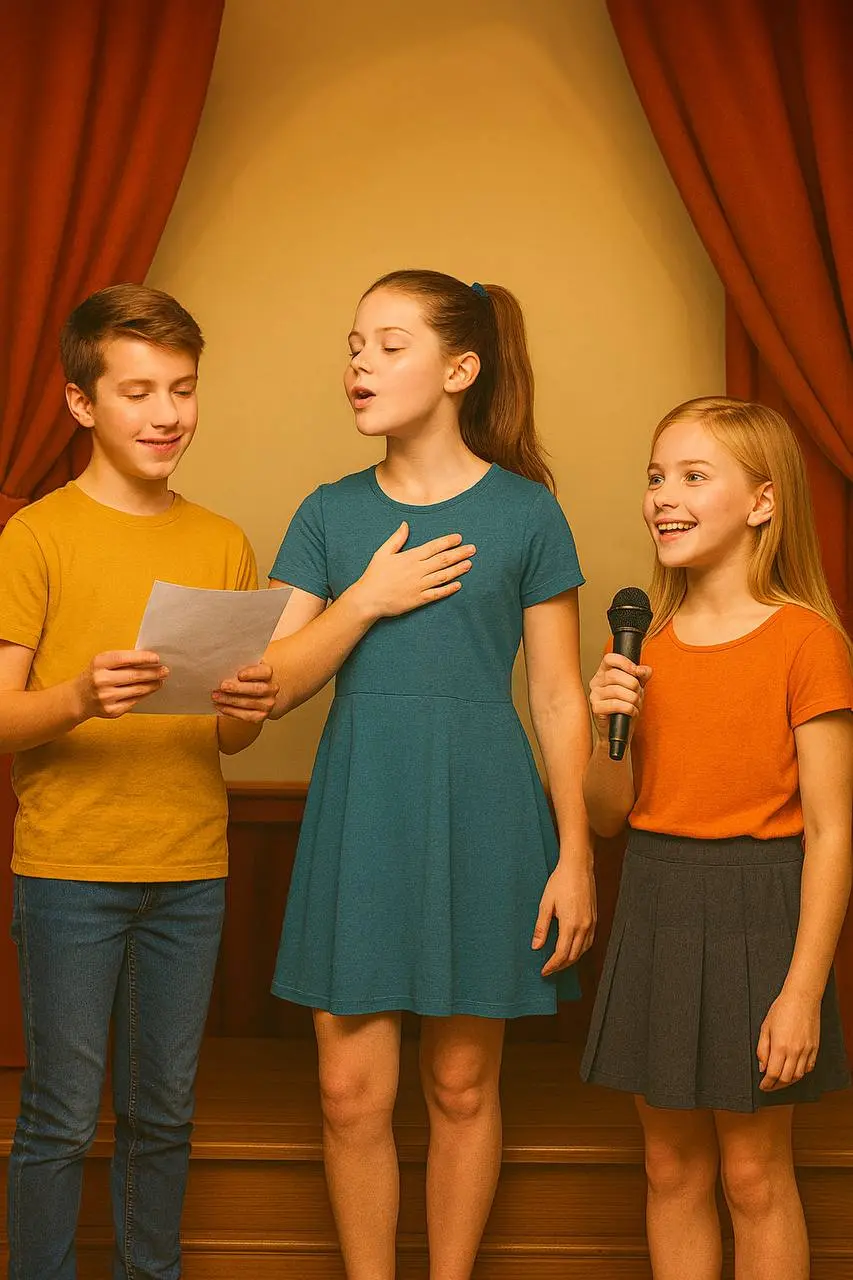 Первый открытый урок Театральной студии