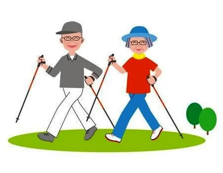 Марафон по скандинавской ходьбе