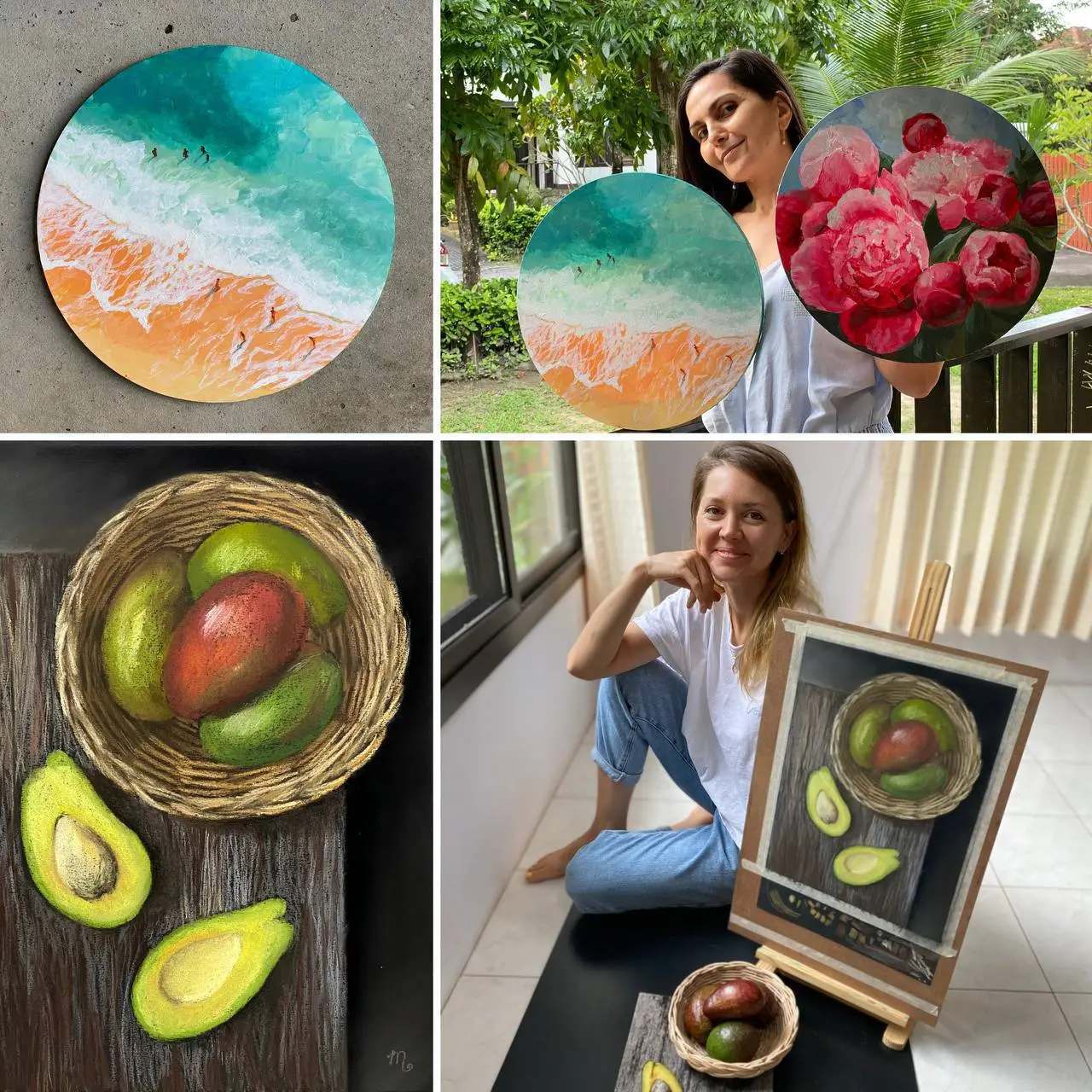 Основы рисунка и пастельной живописи: группа на курс (арт-студия на Чалонге, Phuket)