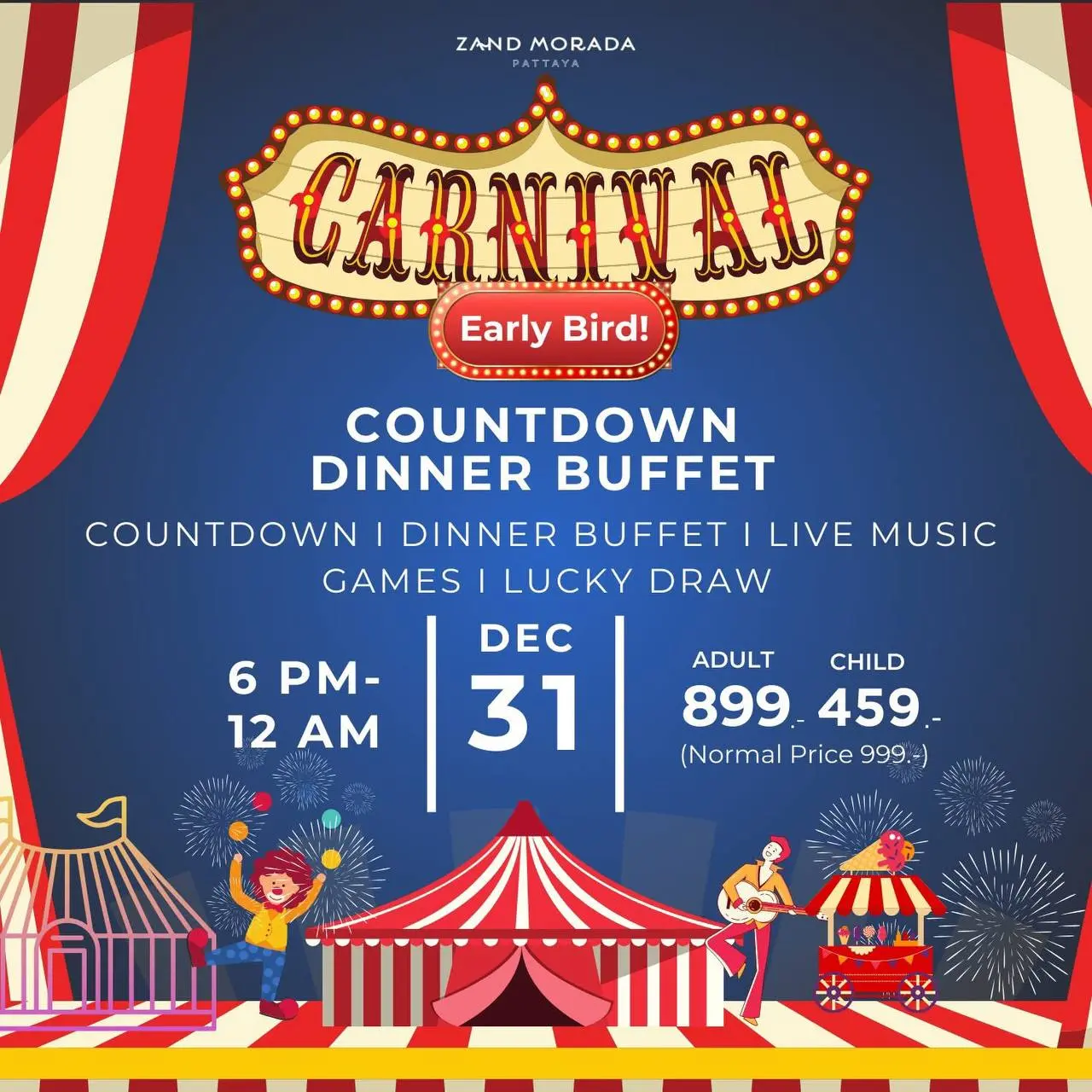 Early Bird Offer – Carnival Countdown Dinner 2025