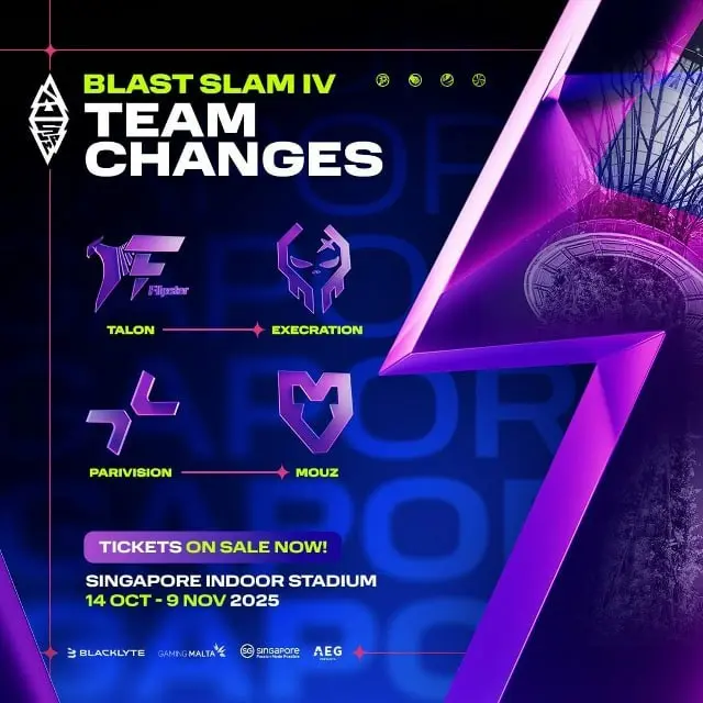 BLAST SLAM IV - Team Changes