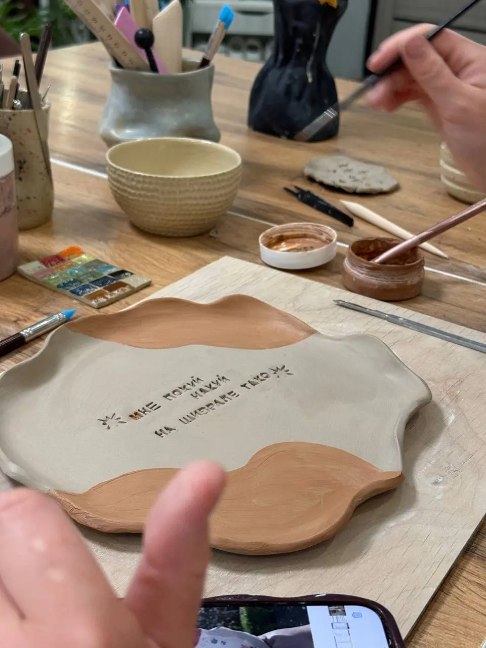 Гончарная мастерская ОГНИ: мастер-класс по керамике