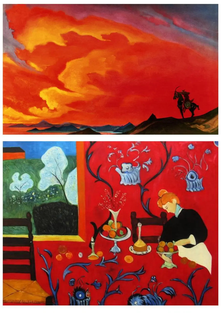 Красный цвет в искусстве