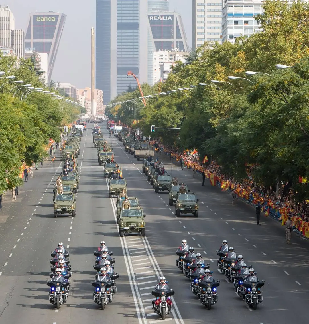 Мадридский военный парад ко Дню нации Испании